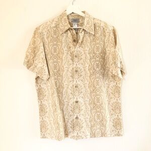 Claiborne luxe Men’s Short Sleeves Shirt Size L
